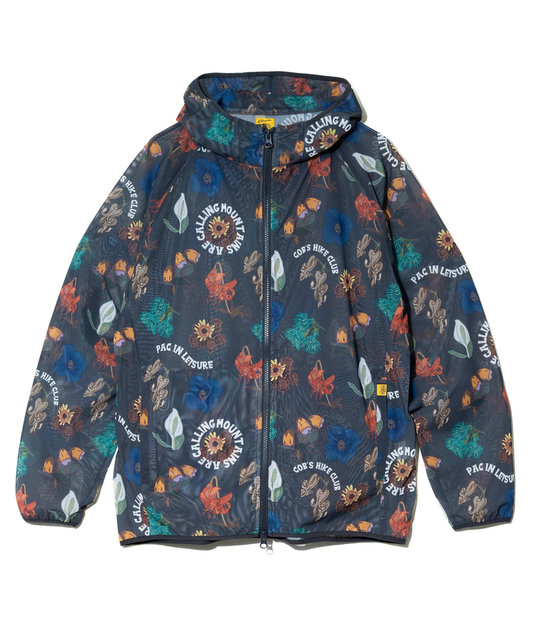go slow caravan(ゴースローキャラバン) |COBMASTER/コブマスター 総柄メッシュフルジップパーカー (MENS)