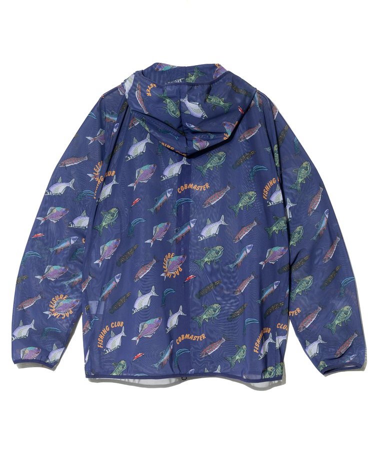 go slow caravan(ゴースローキャラバン) |COBMASTER/コブマスター 総柄メッシュフルジップパーカー (MENS)