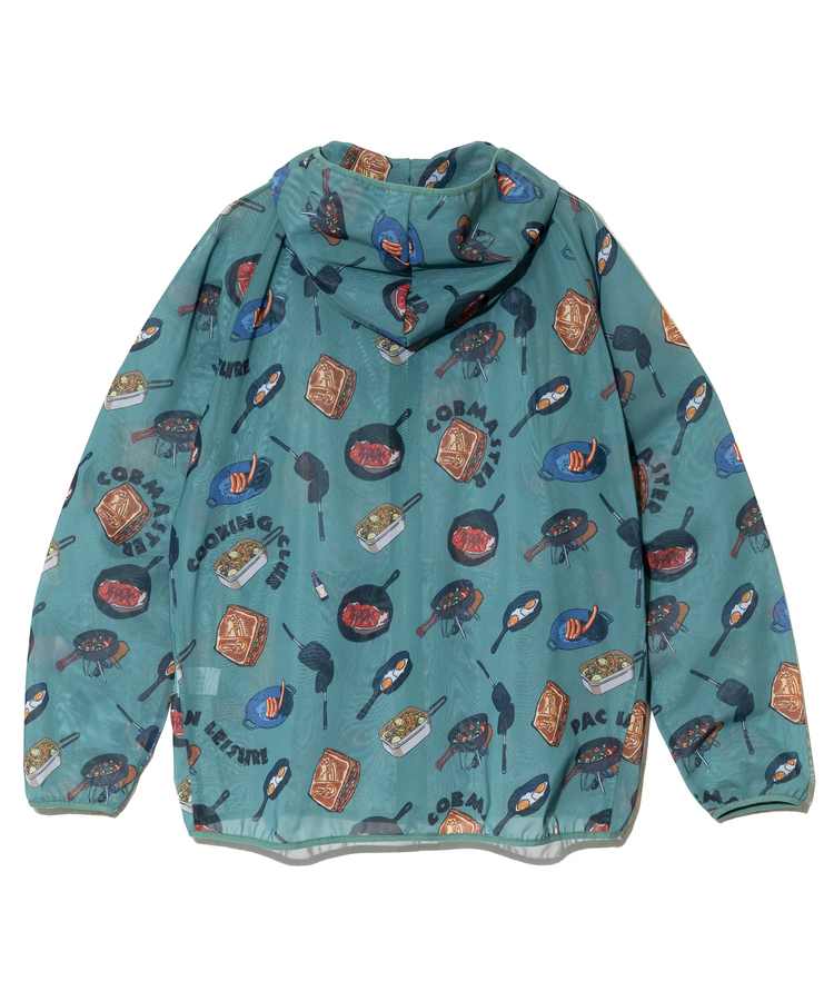 go slow caravan(ゴースローキャラバン) |COBMASTER/コブマスター 総柄メッシュフルジップパーカー (MENS)