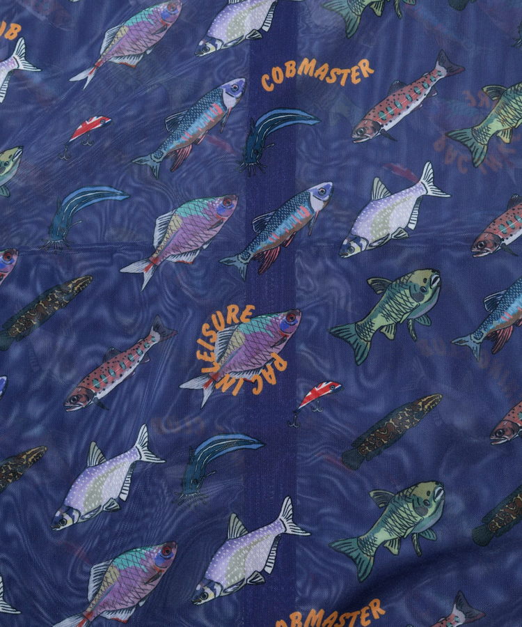 go slow caravan(ゴースローキャラバン) |COBMASTER/コブマスター 総柄メッシュフルジップパーカー (MENS)