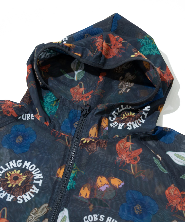 go slow caravan(ゴースローキャラバン) |COBMASTER/コブマスター 総柄メッシュフルジップパーカー (MENS)