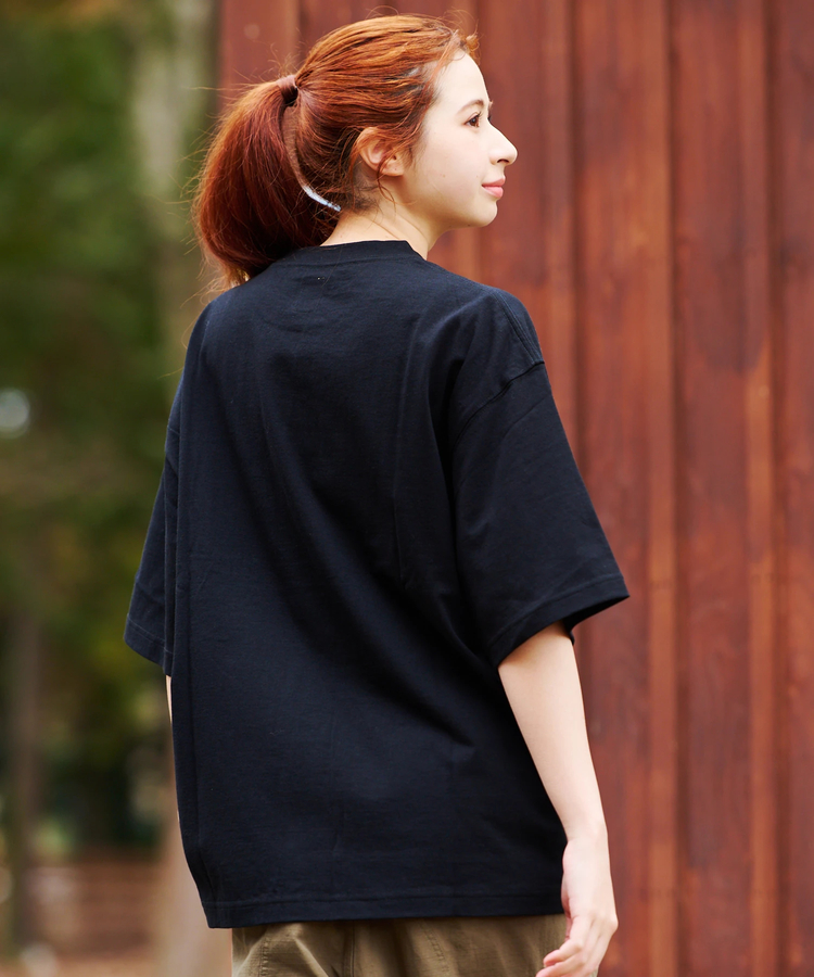 go slow caravan(ゴースローキャラバン) |COBMASTER/コブマスター 吸水速乾/抗菌防臭ポケット刺繍ルーズTEE《フォレストジップライン》(MENS)