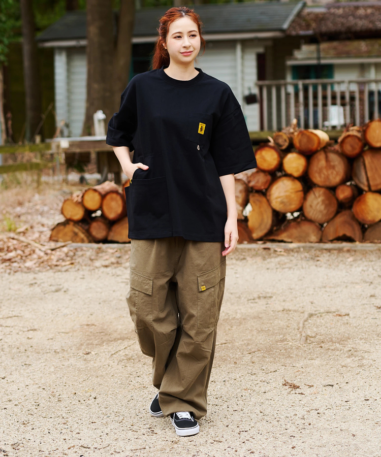 go slow caravan(ゴースローキャラバン) |COBMASTER/コブマスター 吸水速乾/抗菌防臭ラゲッジポケットルーズTEE(MENS)