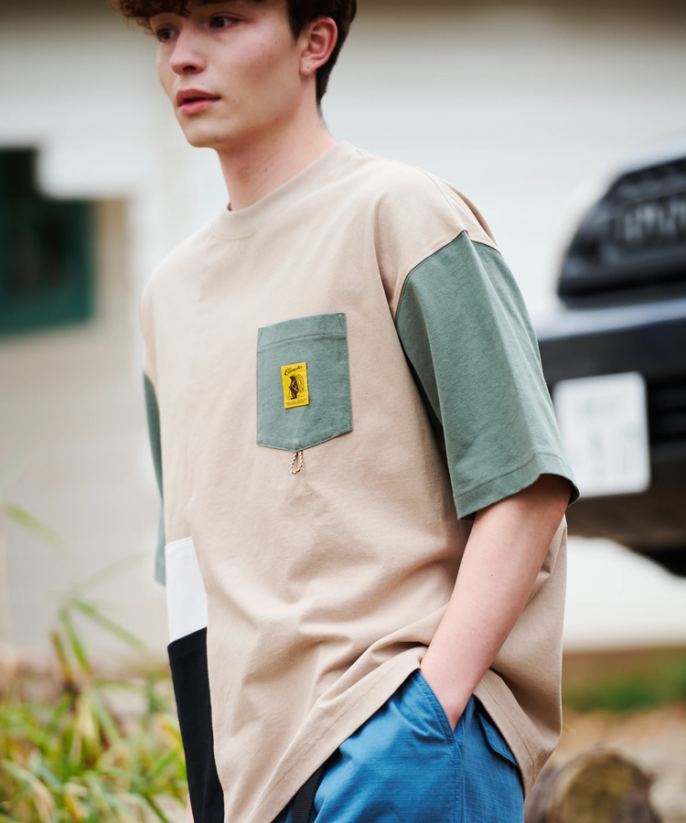 go slow caravan(ゴースローキャラバン) |COBMASTER/コブマスター 吸水速乾/抗菌防臭ラゲッジポケットルーズTEE(MENS)