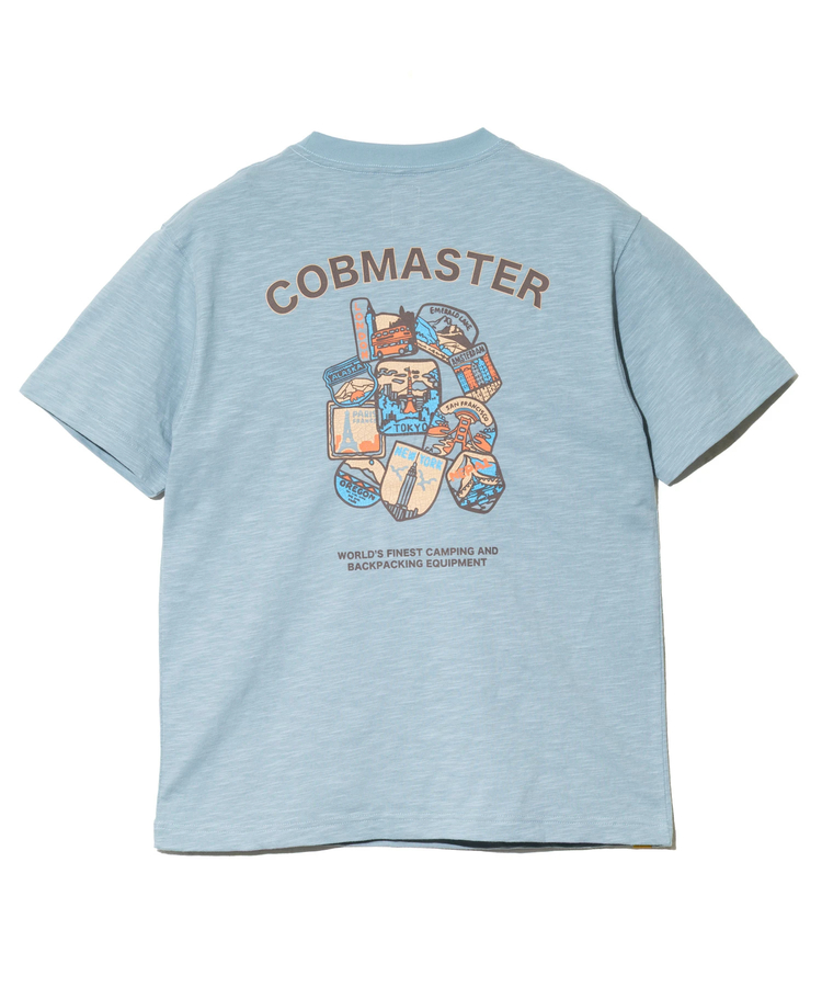 go slow caravan(ゴースローキャラバン) |COBMASTER/コブマスター スラブ天竺ベーシックTEE《ワールドワッペン》(MENS)