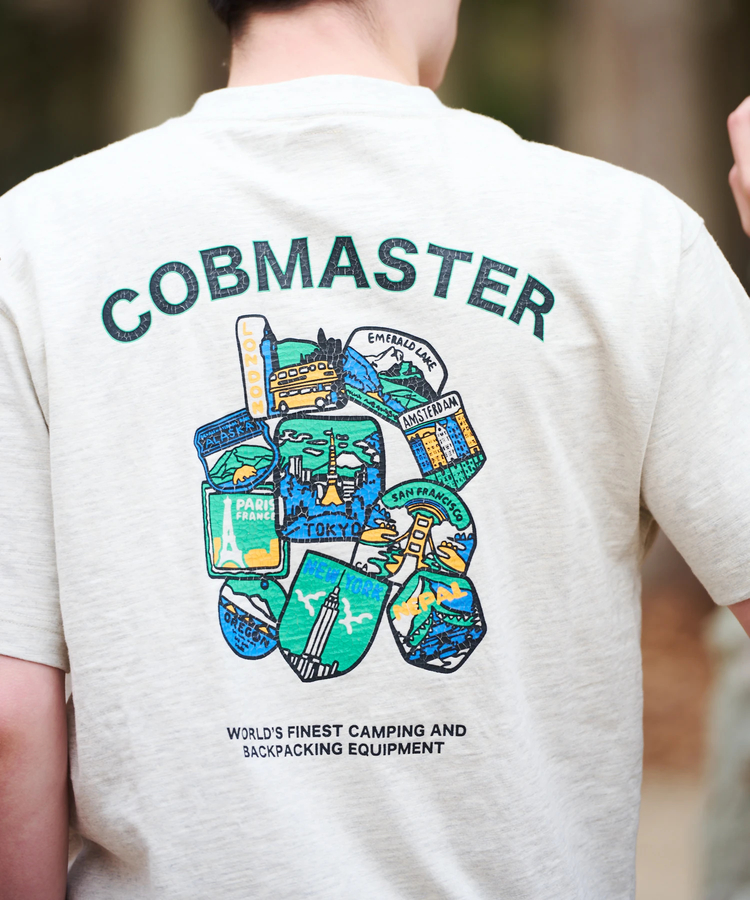 go slow caravan(ゴースローキャラバン) |COBMASTER/コブマスター スラブ天竺ベーシックTEE《ワールドワッペン》(MENS)