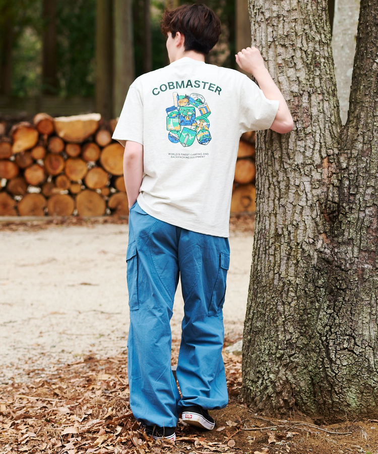 go slow caravan(ゴースローキャラバン) |COBMASTER/コブマスター スラブ天竺ベーシックTEE《ワールドワッペン》(MENS)