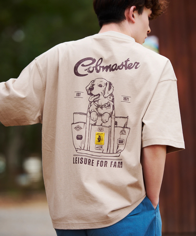 go slow caravan(ゴースローキャラバン) |COBMASTER/コブマスター 吸水速乾/抗菌防臭ルーズTEE《ドッグイントート》(MENS)