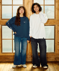 go slow caravan(ゴースローキャラバン) |10ozデニムヴィンテージフェードゆったりフレアパンツ (MENS/WOMENS)