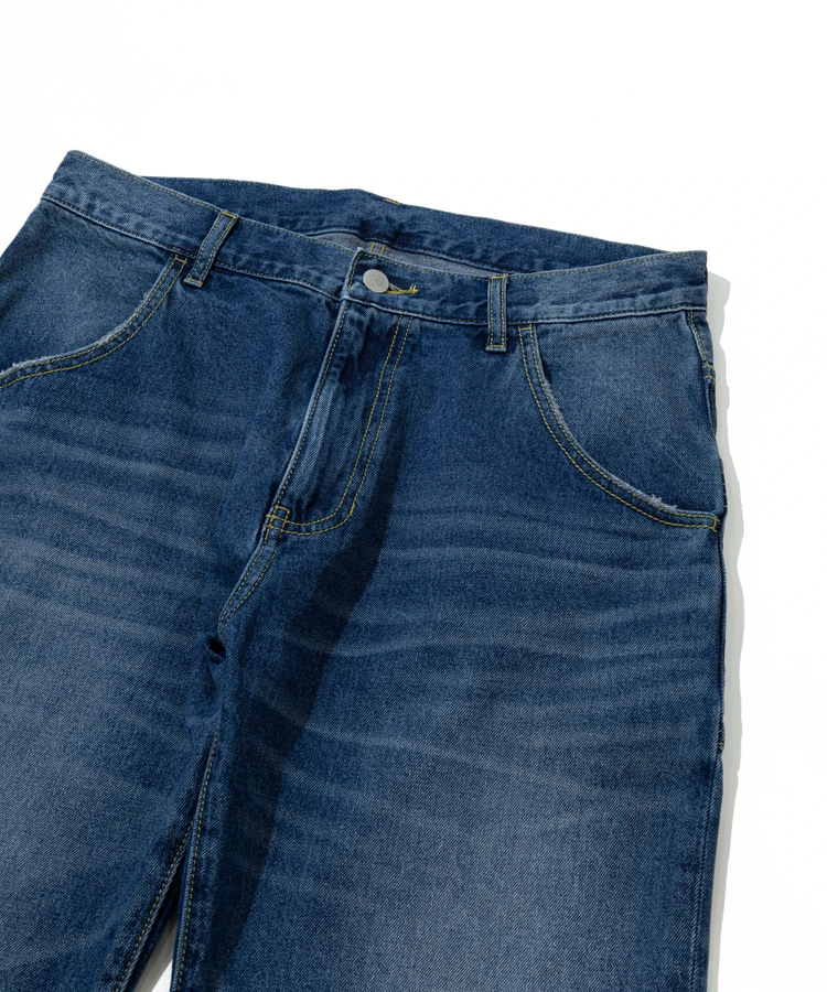 go slow caravan(ゴースローキャラバン) |10ozデニムヴィンテージフェードゆったりフレアパンツ (MENS/WOMENS)