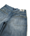 go slow caravan(ゴースローキャラバン) |10ozデニムバイアスダメージワイドショーツ (MENS)