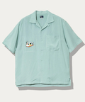 go slow caravan(ゴースローキャラバン) |T/Rワンポイント刺繍S/Sオープンシャツ (MENS)