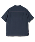 go slow caravan(ゴースローキャラバン) |T/Rワンポイント刺繍S/Sオープンシャツ (MENS)