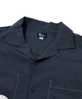 go slow caravan(ゴースローキャラバン) |T/Rワンポイント刺繍S/Sオープンシャツ (MENS)