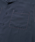 go slow caravan(ゴースローキャラバン) |T/Rワンポイント刺繍S/Sオープンシャツ (MENS)