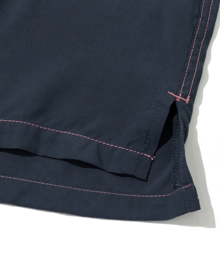 go slow caravan(ゴースローキャラバン) |T/Rワンポイント刺繍S/Sオープンシャツ (MENS)