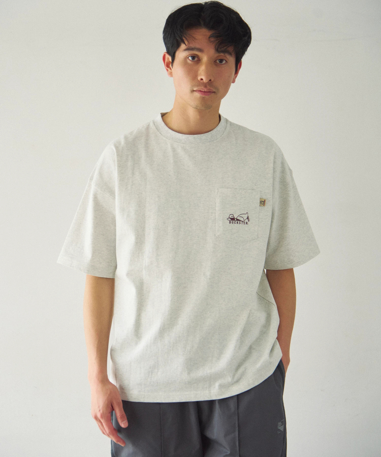 go slow caravan(ゴースローキャラバン) |DUCKSTER/ダックスター 吸水速乾ルーズフィットポケS/STEE《COFFEE》(MENS)