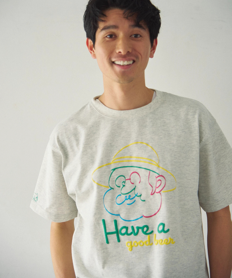 go slow caravan(ゴースローキャラバン) |DUCKSTER/ダックスター T/C度詰め天竺 レギュラーS/STEE《Have a good》(MENS)