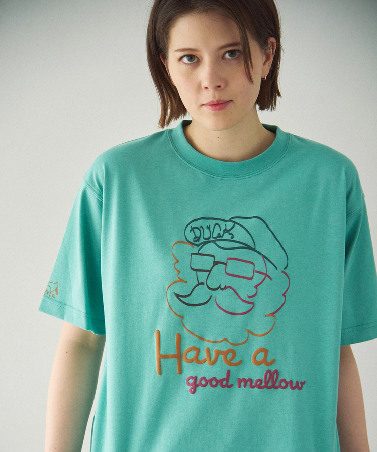 go slow caravan(ゴースローキャラバン) |DUCKSTER/ダックスター T/C度詰め天竺 レギュラーS/STEE《Have a good》(MENS)