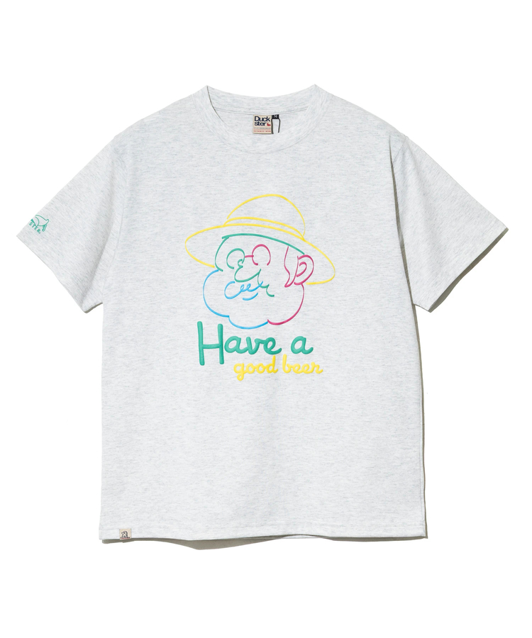 go slow caravan(ゴースローキャラバン) |DUCKSTER/ダックスター T/C度詰め天竺 レギュラーS/STEE《Have a good》(MENS)