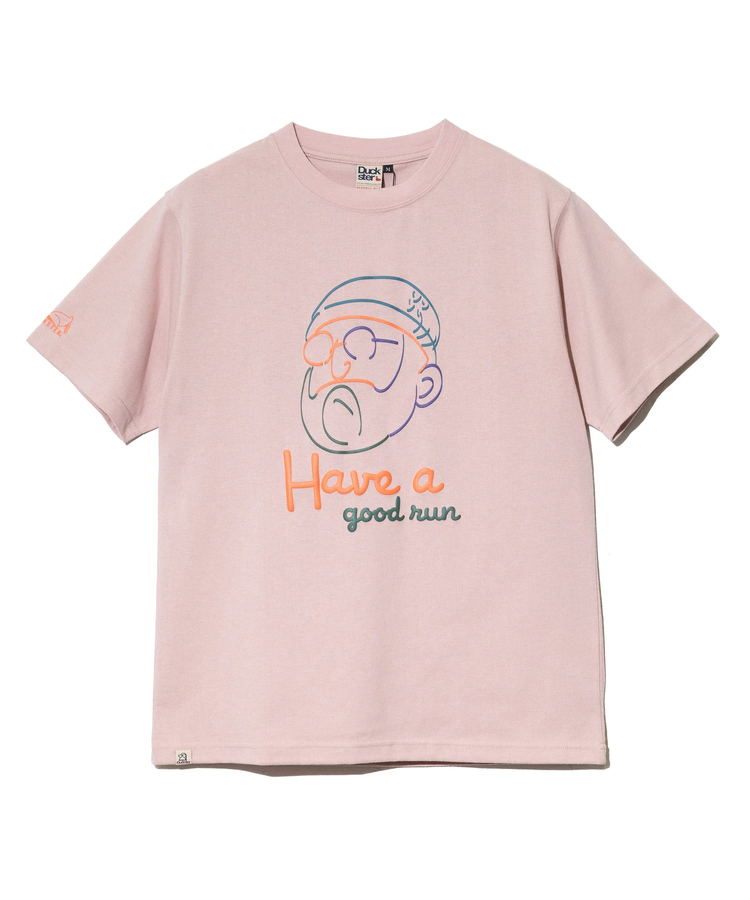 go slow caravan(ゴースローキャラバン) |DUCKSTER/ダックスター T/C度詰め天竺 レギュラーS/STEE《Have a good》(MENS)