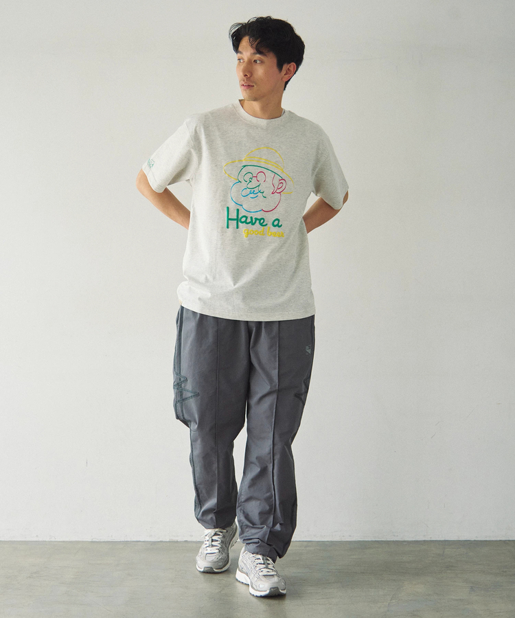 go slow caravan(ゴースローキャラバン) |DUCKSTER/ダックスター T/C度詰め天竺 レギュラーS/STEE《Have a good》(MENS)