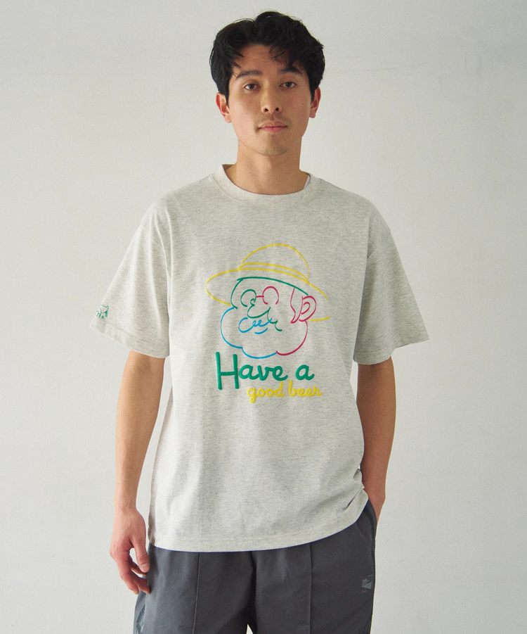 go slow caravan(ゴースローキャラバン) |DUCKSTER/ダックスター T/C度詰め天竺 レギュラーS/STEE《Have a good》(MENS)