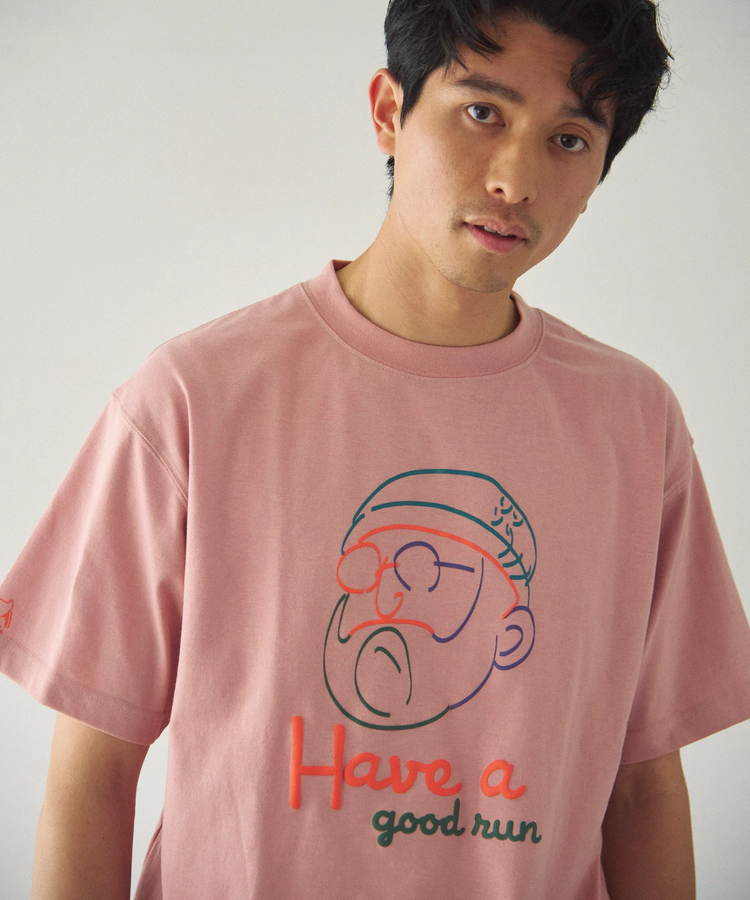 go slow caravan(ゴースローキャラバン) |DUCKSTER/ダックスター T/C度詰め天竺 レギュラーS/STEE《Have a good》(MENS)