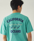 go slow caravan(ゴースローキャラバン) |DUCKSTER/ダックスター T/C度詰め天竺 レギュラーフィットS/STEE《CALI OCEAN》(MENS)