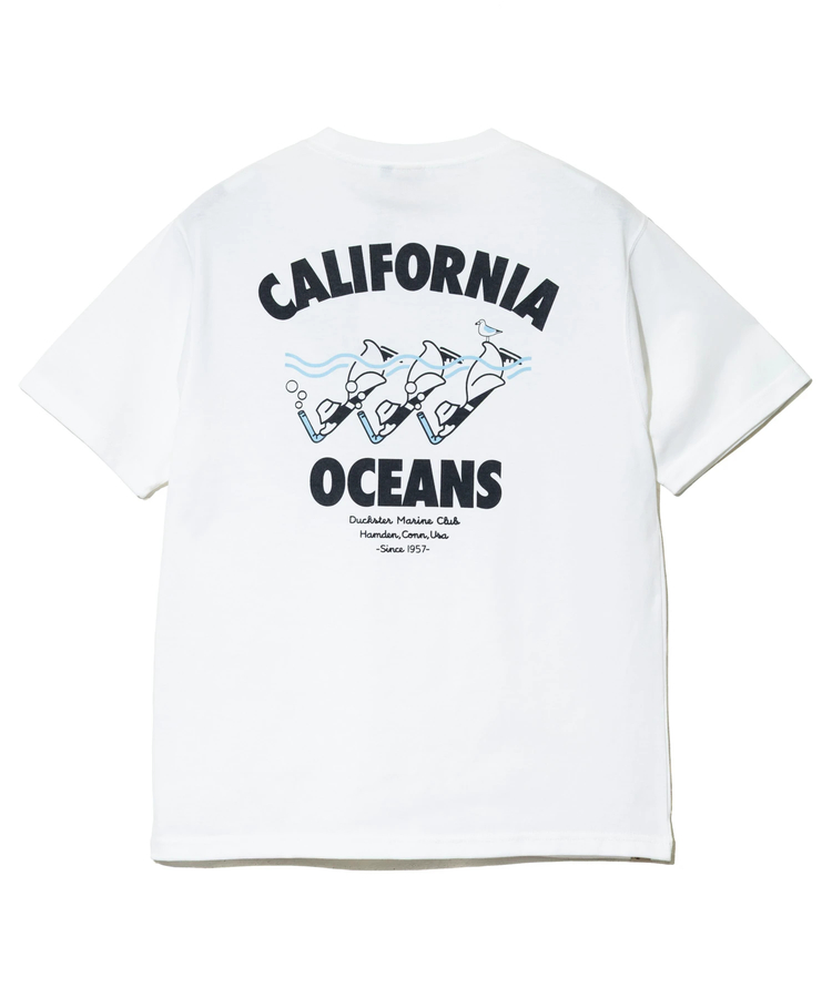 go slow caravan(ゴースローキャラバン) |DUCKSTER/ダックスター T/C度詰め天竺 レギュラーフィットS/STEE《CALI OCEAN》(MENS)