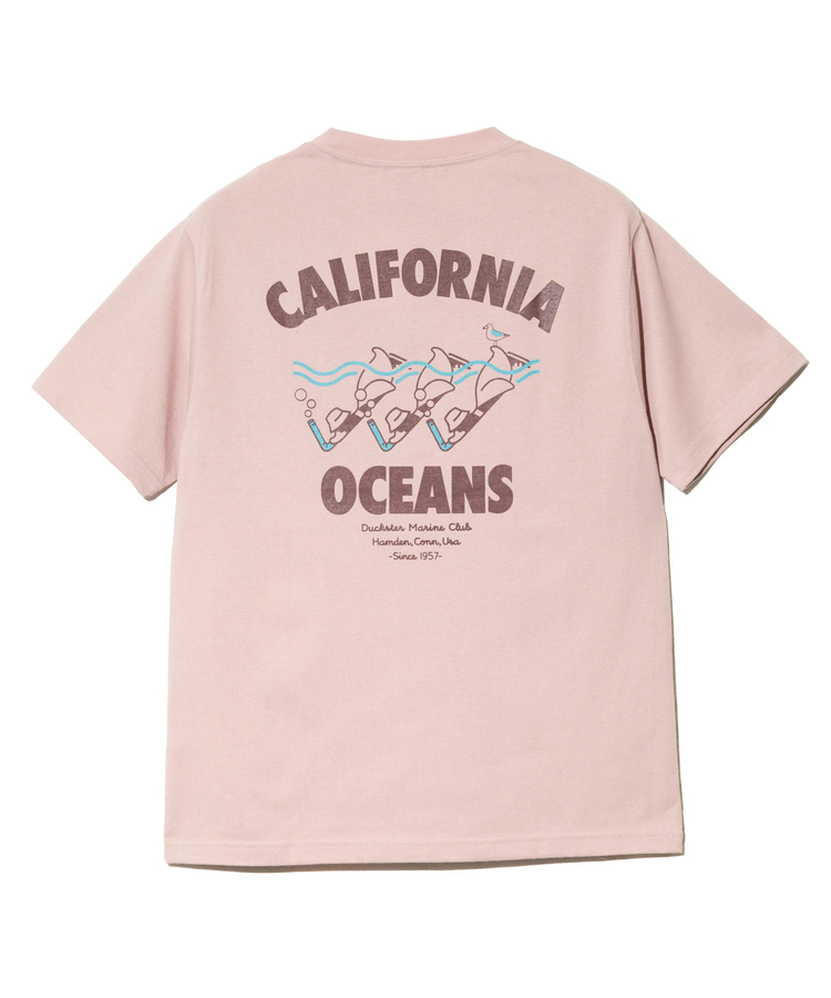 go slow caravan(ゴースローキャラバン) |DUCKSTER/ダックスター T/C度詰め天竺 レギュラーフィットS/STEE《CALI OCEAN》(MENS)