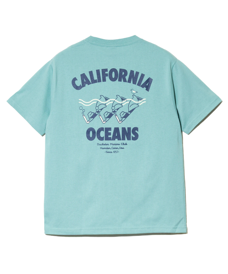 go slow caravan(ゴースローキャラバン) |DUCKSTER/ダックスター T/C度詰め天竺 レギュラーフィットS/STEE《CALI OCEAN》(MENS)