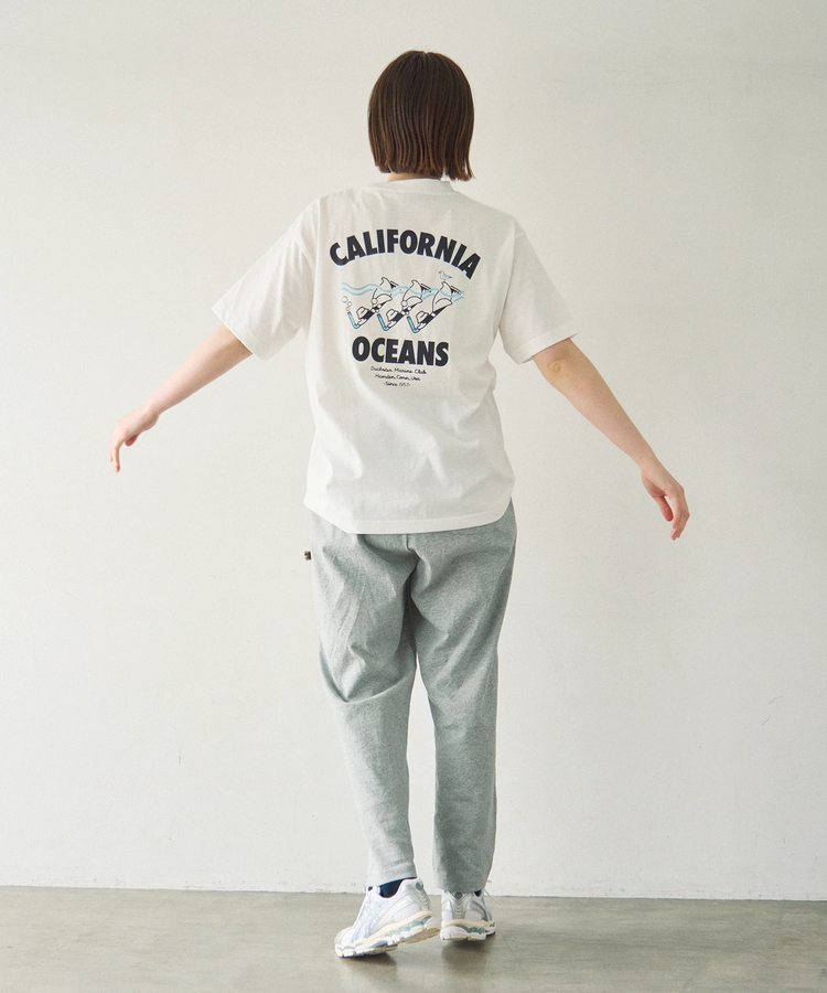 go slow caravan(ゴースローキャラバン) |DUCKSTER/ダックスター T/C度詰め天竺 レギュラーフィットS/STEE《CALI OCEAN》(MENS)