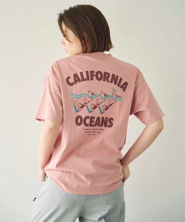 go slow caravan(ゴースローキャラバン) |DUCKSTER/ダックスター T/C度詰め天竺 レギュラーフィットS/STEE《CALI OCEAN》(MENS)