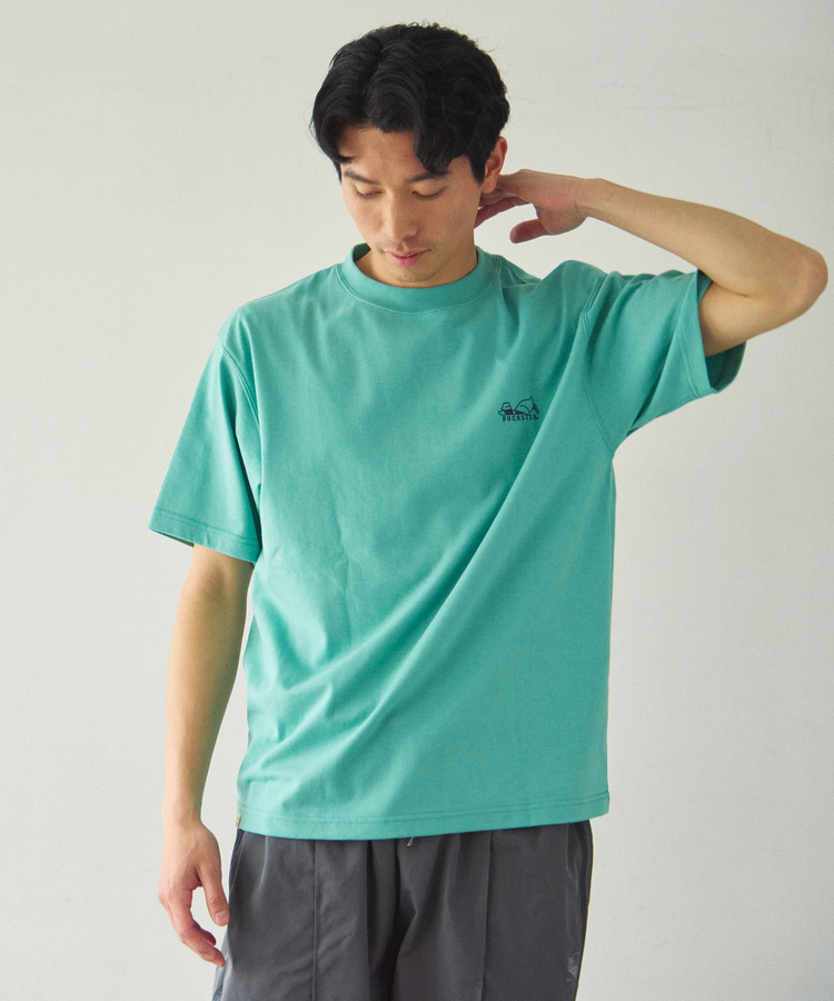 go slow caravan(ゴースローキャラバン) |DUCKSTER/ダックスター T/C度詰め天竺 レギュラーフィットS/STEE《CALI OCEAN》(MENS)