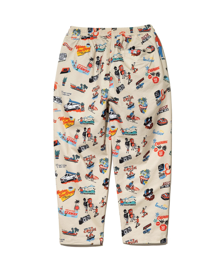 go slow caravan(ゴースローキャラバン) |DUCKSTER/ダックスター 総柄リラックスジョグパンツ (MENS)