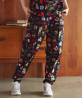 go slow caravan(ゴースローキャラバン) |DUCKSTER/ダックスター 総柄リラックスジョグパンツ (MENS)