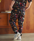 go slow caravan(ゴースローキャラバン) |DUCKSTER/ダックスター 総柄リラックスジョグパンツ (MENS)