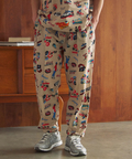 go slow caravan(ゴースローキャラバン) |DUCKSTER/ダックスター 総柄リラックスジョグパンツ (MENS)