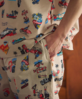 go slow caravan(ゴースローキャラバン) |DUCKSTER/ダックスター 総柄リラックスジョグパンツ (MENS)