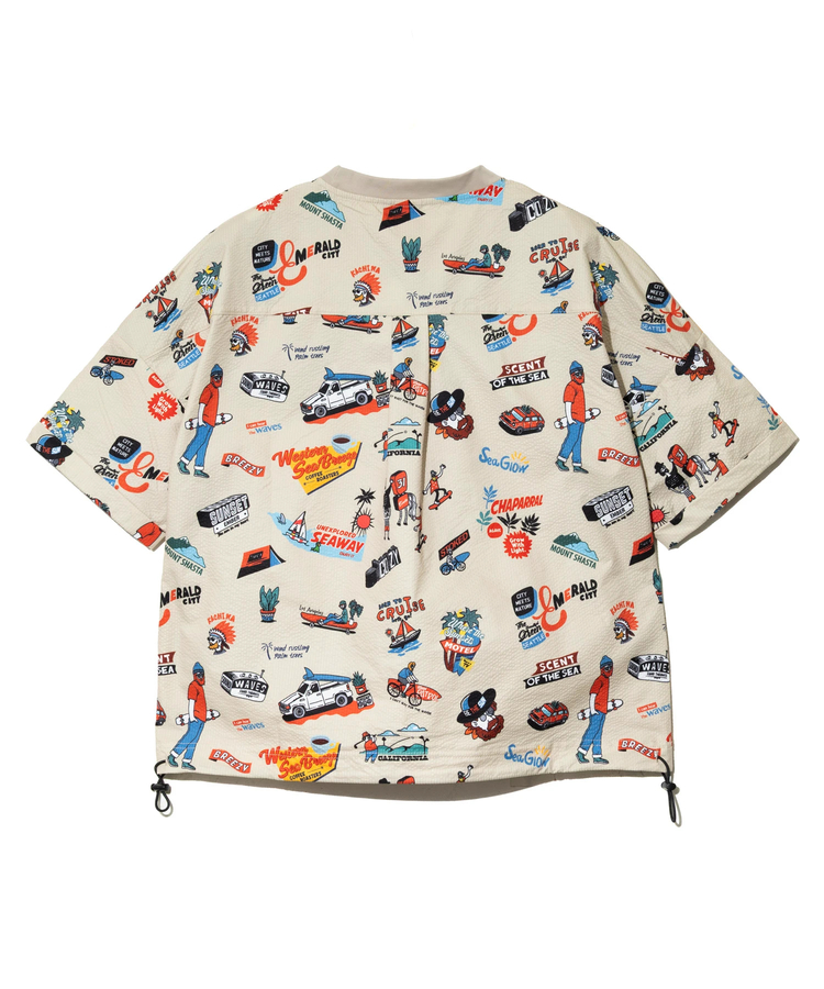 go slow caravan(ゴースローキャラバン) |DUCKSTER/ダックスター 総柄ドロップショルダーS/STEE (MENS)