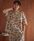 go slow caravan(ゴースローキャラバン) |DUCKSTER/ダックスター 総柄ドロップショルダーS/STEE (MENS)