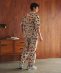 go slow caravan(ゴースローキャラバン) |DUCKSTER/ダックスター 総柄ドロップショルダーS/STEE (MENS)