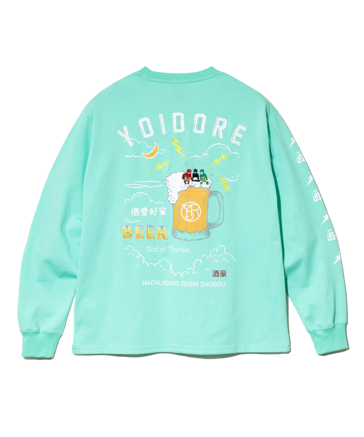 go slow caravan(ゴースローキャラバン) |YOIDORE/酔いどれ KAMINARISAMA ロンTEE (MENS)