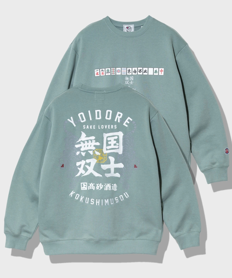 go slow caravan(ゴースローキャラバン) |YOIDORE/酔いどれ 国士無双 コラボ クルーネックスウェット (MENS)
