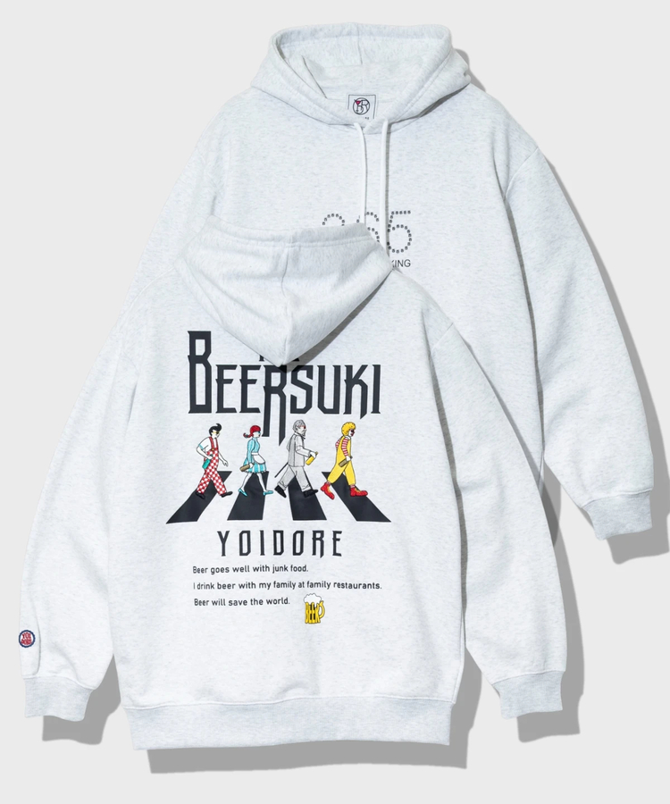 go slow caravan(ゴースローキャラバン) |YOIDORE/酔いどれ ビール好き スウェットパーカー (MENS)