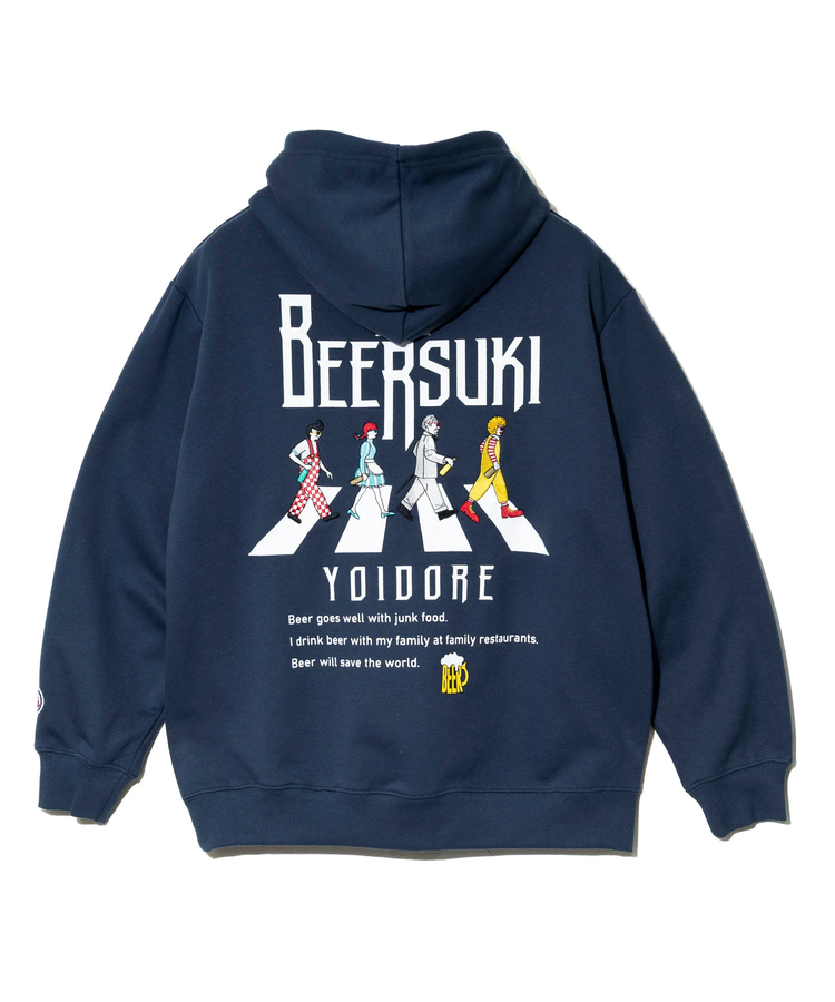 go slow caravan(ゴースローキャラバン) |YOIDORE/酔いどれ ビール好き スウェットパーカー (MENS)