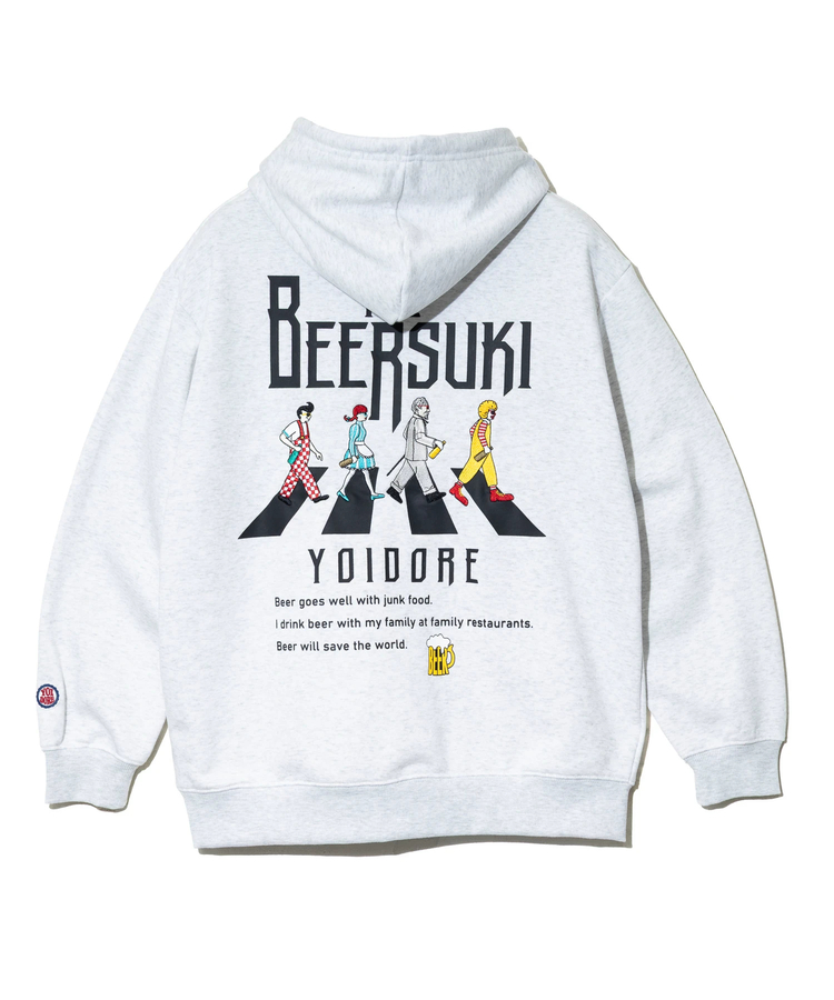 go slow caravan(ゴースローキャラバン) |YOIDORE/酔いどれ ビール好き スウェットパーカー (MENS)