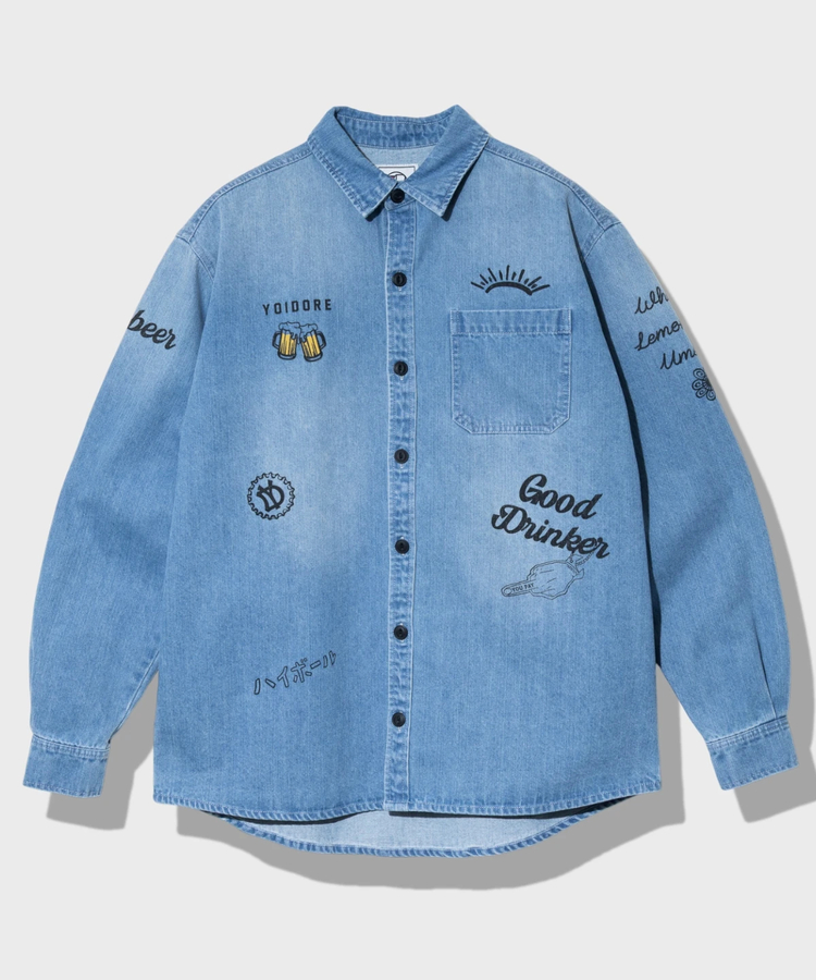 go slow caravan(ゴースローキャラバン) |YOIDORE/酔いどれ ヴィンテージ 栓抜き らくがき シャツ (MENS)