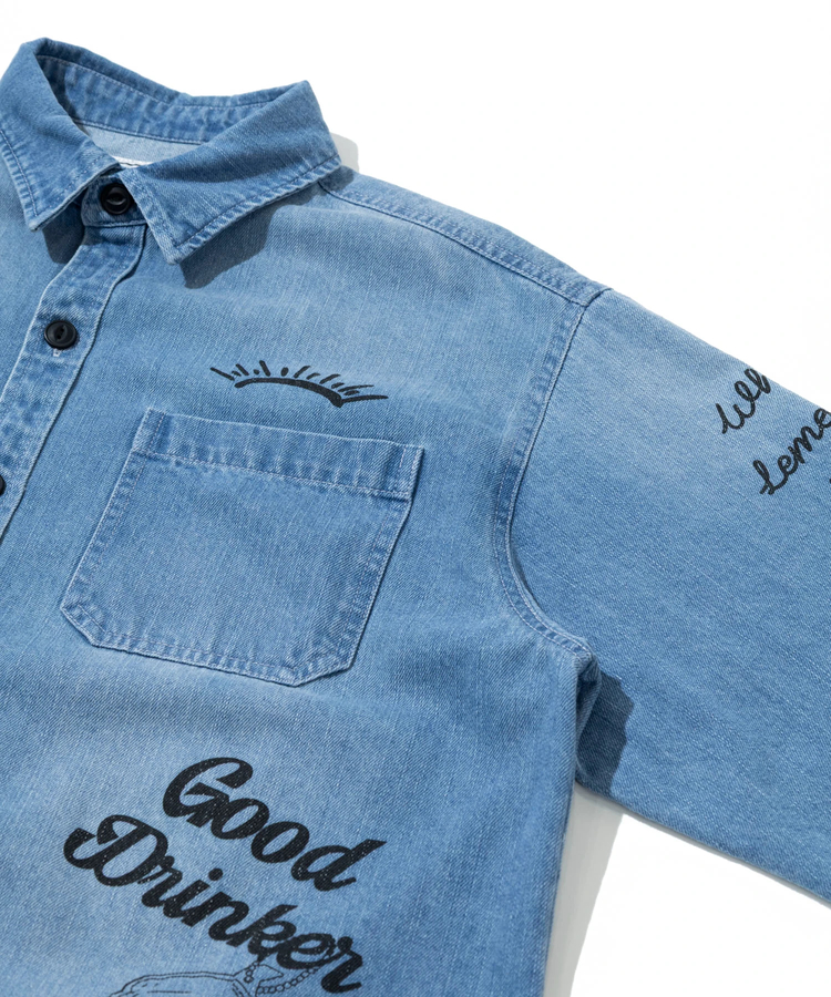 go slow caravan(ゴースローキャラバン) |YOIDORE/酔いどれ ヴィンテージ 栓抜き らくがき シャツ (MENS)